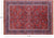 Red Persian Sarouk Hand-Knotted Wool Rug - Manhattan Rugs