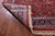 Red Persian Sarouk Hand-Knotted Wool Rug - Manhattan Rugs