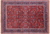 Red Persian Sarouk Hand-Knotted Wool Rug - Manhattan Rugs