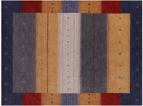 Tribal Persian Gabbeh Handmade Wool Rug - Manhattan Rugs