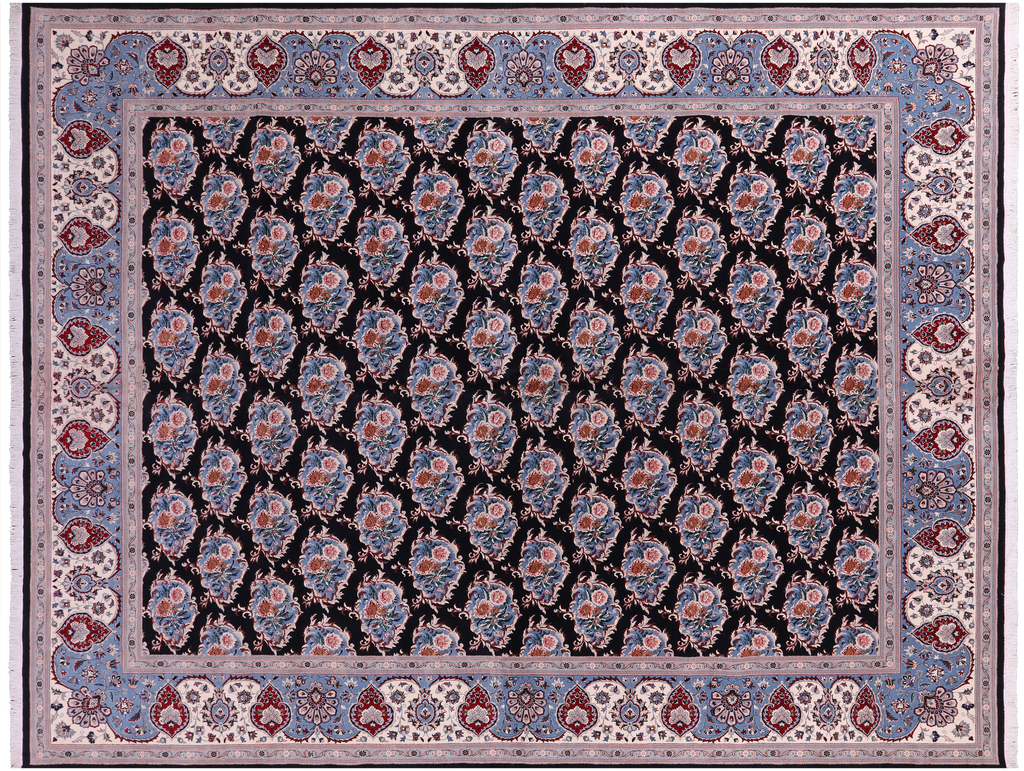 Persian Tabriz Hand-Knotted Wool Rug - Manhattan Rugs