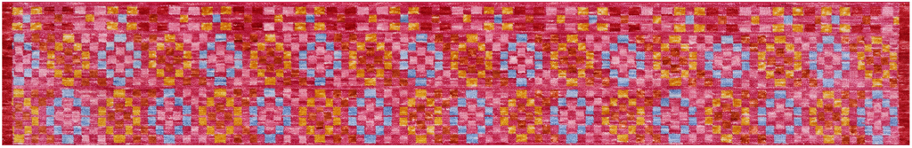 Runner Moroccan Hand Knotted Wool Rug - Manhattan Rugs