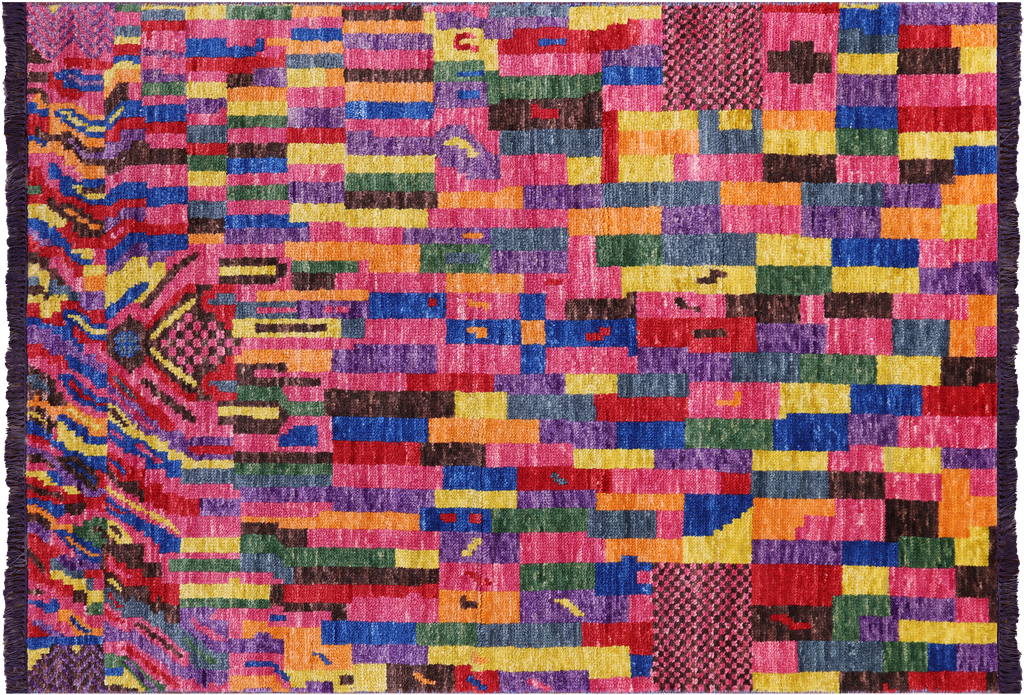 Moroccan Hand Knotted Wool Rug - Manhattan Rugs