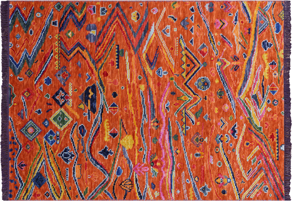 Moroccan Hand Knotted Wool Rug - Manhattan Rugs