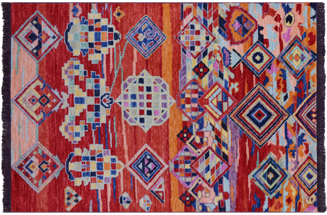 Moroccan Handmade Wool Rug - Manhattan Rugs