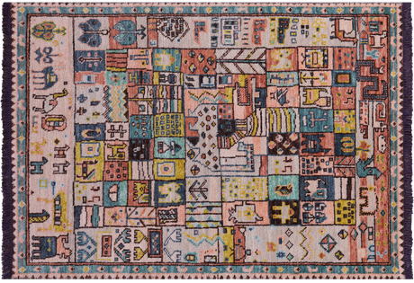 Moroccan Hand-Knotted Wool Rug - Manhattan Rugs