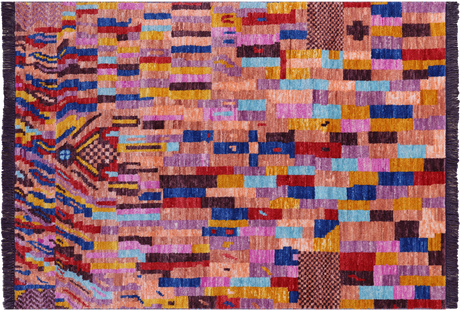 Hand-Knotted Moroccan Wool Rug - Manhattan Rugs