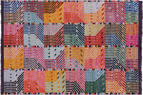 Moroccan Hand Knotted Wool Rug - Manhattan Rugs