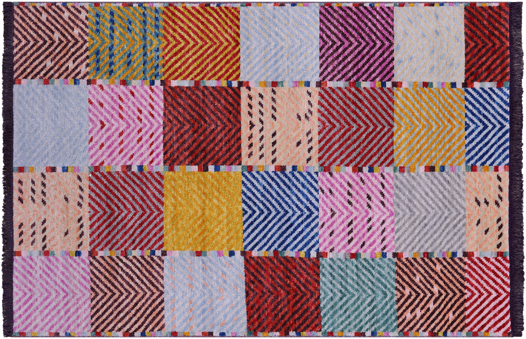 Moroccan Hand Knotted Wool Rug - Manhattan Rugs