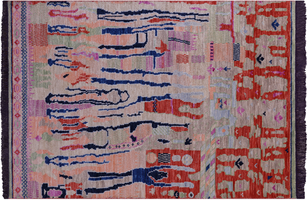 Moroccan Handmade Wool Rug - Manhattan Rugs