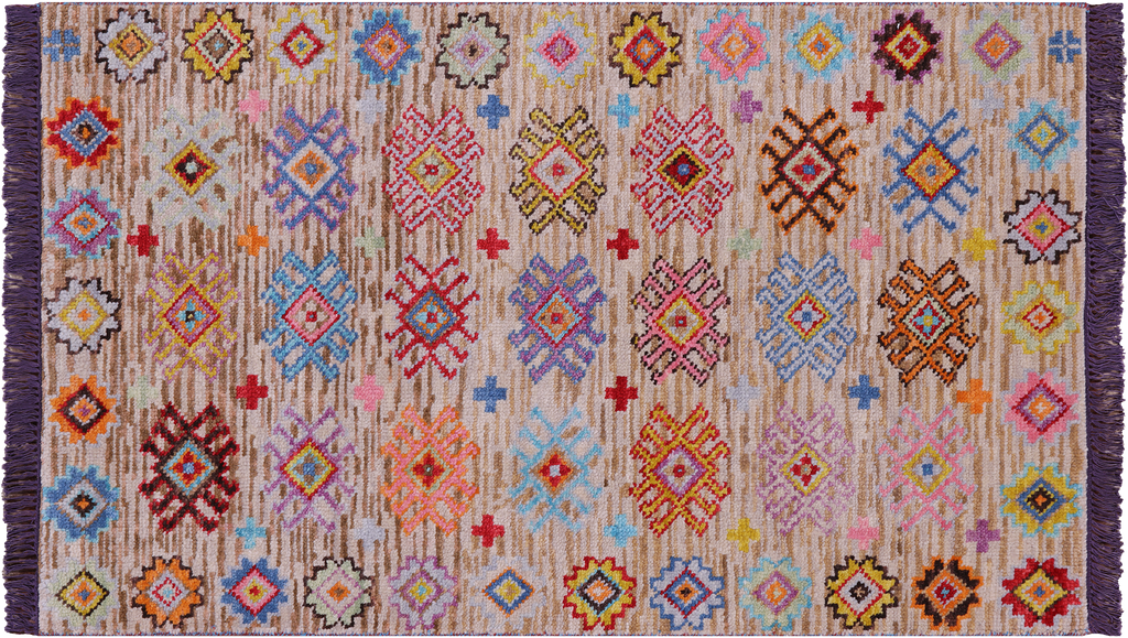 Hand Knotted Moroccan Wool Rug - Manhattan Rugs