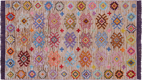 Hand Knotted Moroccan Wool Rug - Manhattan Rugs