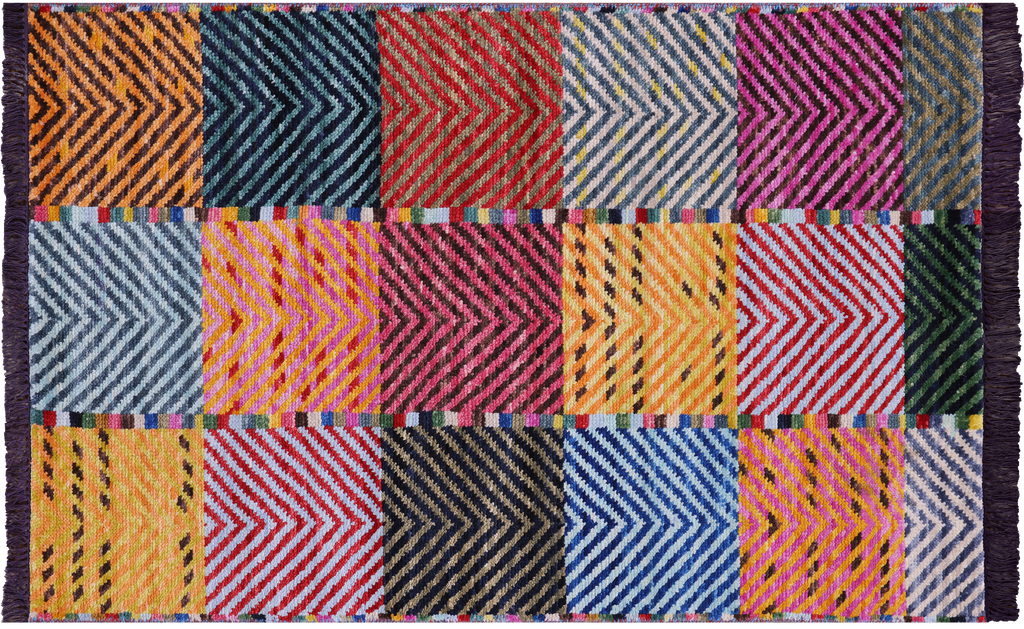 Hand-Knotted Moroccan Wool Rug - Manhattan Rugs