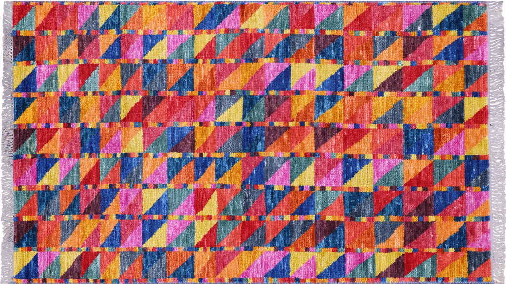 Moroccan Hand Knotted Wool Rug - Manhattan Rugs