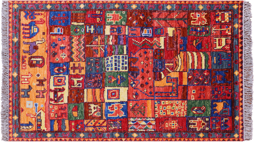 Moroccan Hand-Knotted Wool Rug - Manhattan Rugs