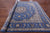 Blue 10' Square Persian Nain Hand Knotted Wool & Silk Rug - Q23600
