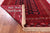 4' 4" X 5' 11" Red Bokhara Handmade Wool On Wool Rug - Q23604