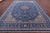 Blue 9' 9" X 14' 0" Persian Nain Handmade Wool & Silk Rug - Q23606