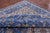 Blue 9' 9" X 14' 0" Persian Nain Handmade Wool & Silk Rug - Q23606