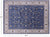 Blue 9' 0" X 12' 4" Persian Nain Hand Knotted Wool & Silk Rug - Q23607