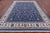 Blue 9' 0" X 12' 4" Persian Nain Hand Knotted Wool & Silk Rug - Q23607
