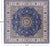 Blue 9' Square Persian Nain Handmade Wool & Silk Rug - Q23610