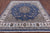 Blue 9' Square Persian Nain Handmade Wool & Silk Rug - Q23610