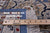 Blue 9' Square Persian Nain Handmade Wool & Silk Rug - Q23610
