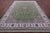Green Persian Nain Hand Knotted Wool & Silk 7' 11" X 10' 0" Rug - Q23611