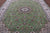 Green Persian Nain Hand Knotted Wool & Silk 7' 11" X 10' 0" Rug - Q23611