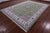 Green Persian Nain Hand Knotted Wool & Silk 7' 11" X 10' 0" Rug - Q23611