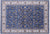 Blue 5' 10" X 9' 0" Persian Nain Handmade Wool & Silk Rug - Q23612
