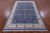 Blue 5' 10" X 9' 0" Persian Nain Handmade Wool & Silk Rug - Q23612