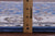 Blue 5' 10" X 9' 0" Persian Nain Handmade Wool & Silk Rug - Q23612