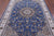 Blue Persian Nain Hand Knotted Wool & Silk Rug 5' 10" X 9' 0" - Q23613