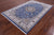 Blue Persian Nain Hand Knotted Wool & Silk Rug 5' 10" X 9' 0" - Q23613