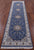 Blue Persian Nain Handmade Wool & Silk Runner Rug 2' 8" X 10' 1" - Q23614