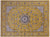 Gold Persian Nain Hand Knotted Wool & Silk Rug 9' 2" X 12' 2" - Q23625