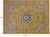 Gold Persian Nain Hand Knotted Wool & Silk Rug 9' 2" X 12' 2" - Q23625