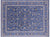 Blue 9' 0" X 12' 1" Persian Nain Handmade Wool & Silk Rug - Q23626