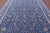 Blue 9' 0" X 12' 1" Persian Nain Handmade Wool & Silk Rug - Q23626