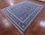 Blue 9' 0" X 12' 1" Persian Nain Handmade Wool & Silk Rug - Q23626