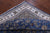Blue 8' Square Persian Nain Handmade Wool & Silk Rug - Q23627