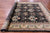 Black William Morris Hand Knotted Wool Rug 9' 1" X 12' 1" - Q23636