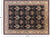 Black William Morris Hand Knotted Wool Rug 9' 1" X 12' 1" - Q23636