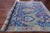 Blue Turkish Angora Oushak Handmade Wool Rug 9' 0" X 12' 0" - Q23641