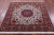 5' Square High End Persian Tabriz Handmade Wool & Silk Rug - Q23656
