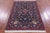 3' 7" X 5' 3" Persian Isfahan Hand Knotted Wool & Silk Rug - Q23657