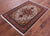 SUPER SALE 3' 5" X 4' 10" Persian Tabriz Hand Knotted Wool & Silk Rug - Q23661