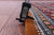 Black 4' 5" X 7' 8" Persian Qum Handmade Wool Rug - Q23664